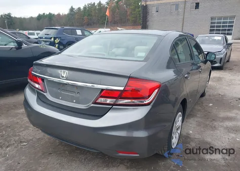 2013 Honda Civic Lx z USA, uszkodzony, nr VIN 2HGFB2F55DH579525